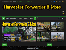 Tablet Screenshot of harvesterforwardermore.com